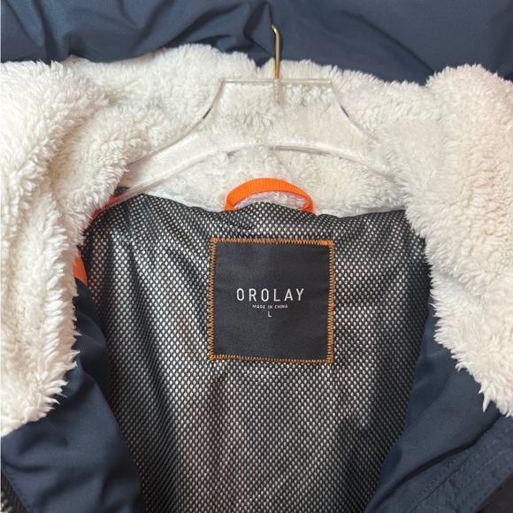 Stylish Navy Hooded Puffer Jacket - Picture 2 of 3